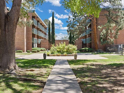 exterior of apartment building in Albuquerque